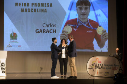 El padre de Carlos Garach recogió el trofeo al Mejor Deportista Promesa 