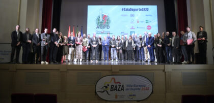 Párrizas, Valero, Ruiz y Pin, entre los mejores de 2022 en la trigésima Gala del Deporte, que se ha celebrado en Baza