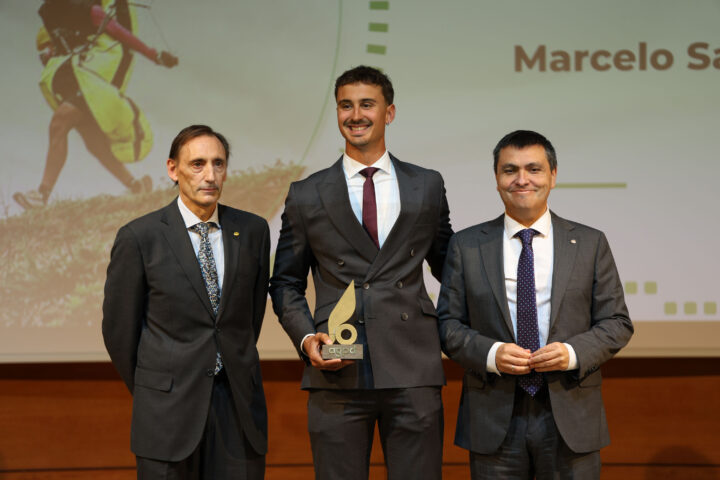 Marcelo Sánchez fue nombrado mejor deportista masculino de 2025.