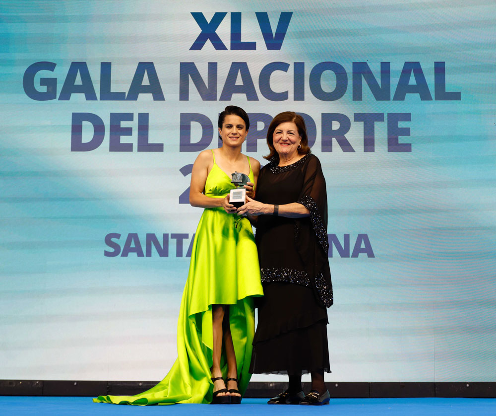 María Pérez, en la Gala Nacional del Deporte 2026